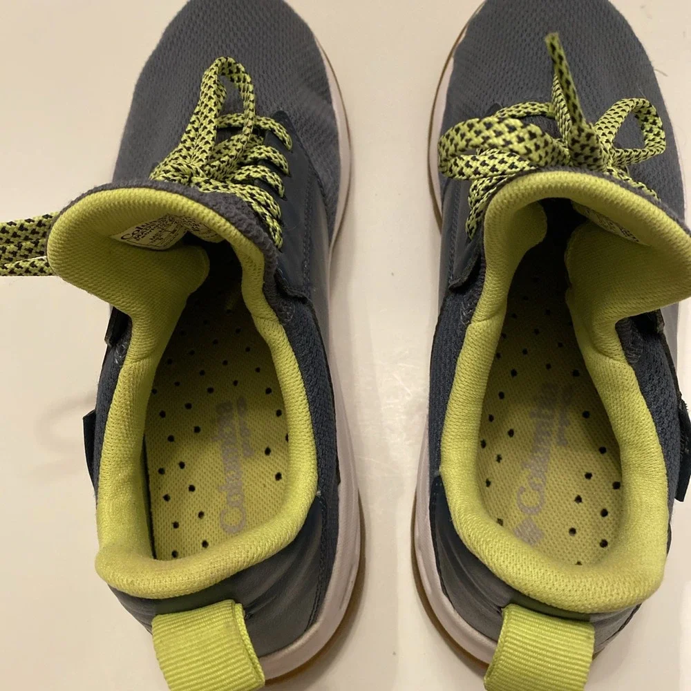 Columbia Men Sz 8 Tamiami PFG Boat Shoes Blue Green‎ BM0174 EUC